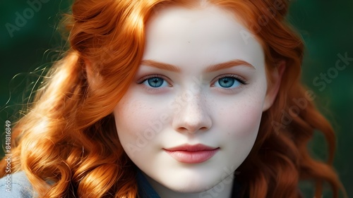 A Unique Hairstyle for an Enchanting Young Girl