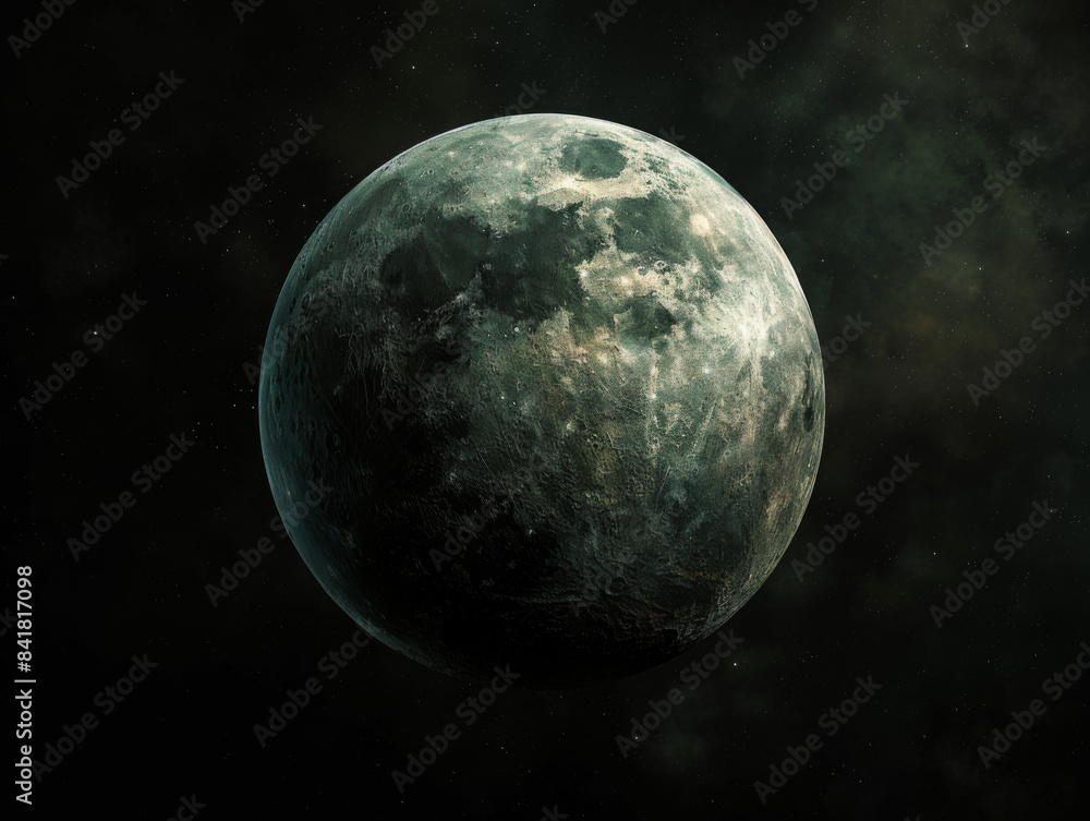 Alien Planet, Generative AI Illustration Alien Planet, Generative AI Illustration