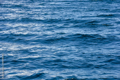 Fototapeta Naklejka Na Ścianę i Meble -  Blue sea water background texture