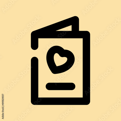 Free Download vector icon card, invitation, love letter, letter, wedding invite, love - GFXLoad