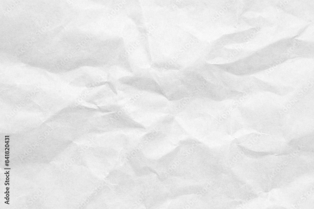 Abstract white crumpled and creased recycle craft paper texture background Abstract white crumpled and creased recycle craft paper texture background