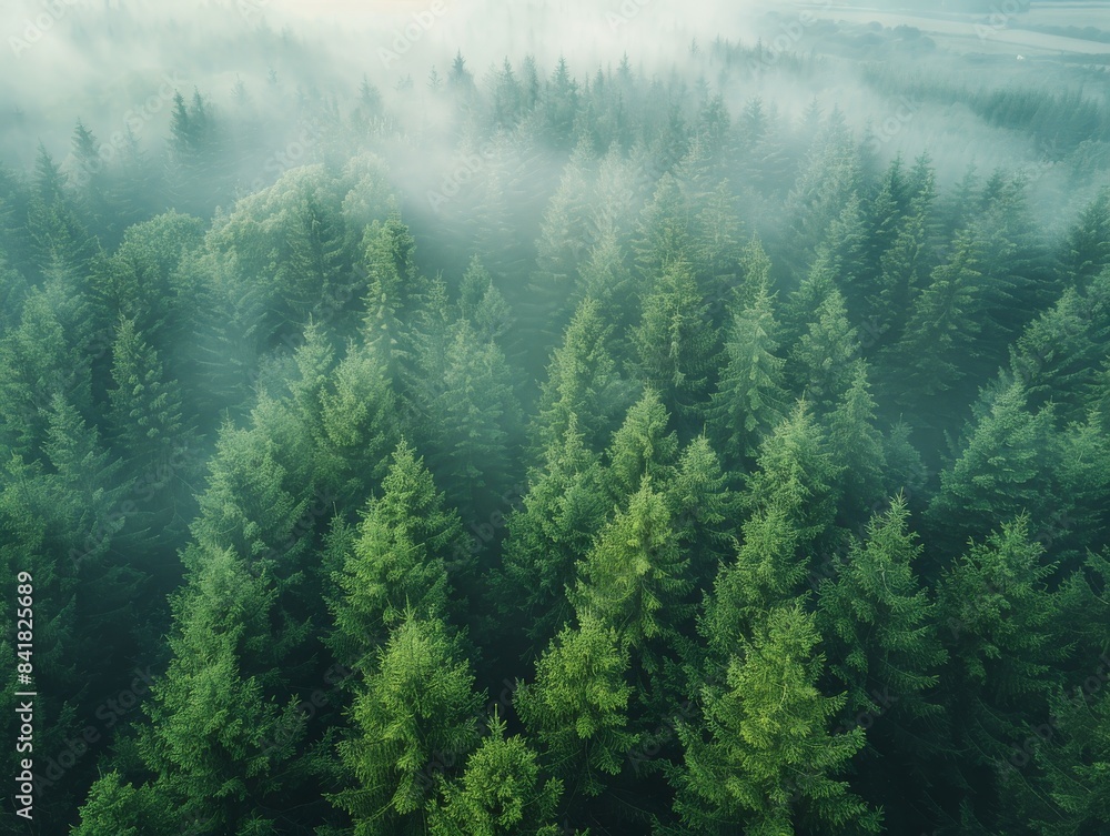 Serene Morning Mist Over Tall Forest Trees - Wide Aerial View Unsplash Photography Serene Morning Mist Over Tall Forest Trees - Wide Aerial View Unsplash Photography