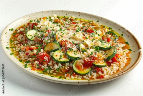 Delectable Vegetable Medley with Tomato and Herb Sauce