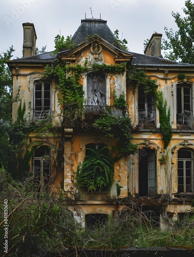 Enchantingly Decaying Abandoned Historic Mansion Overtaken by Nature s Embrace