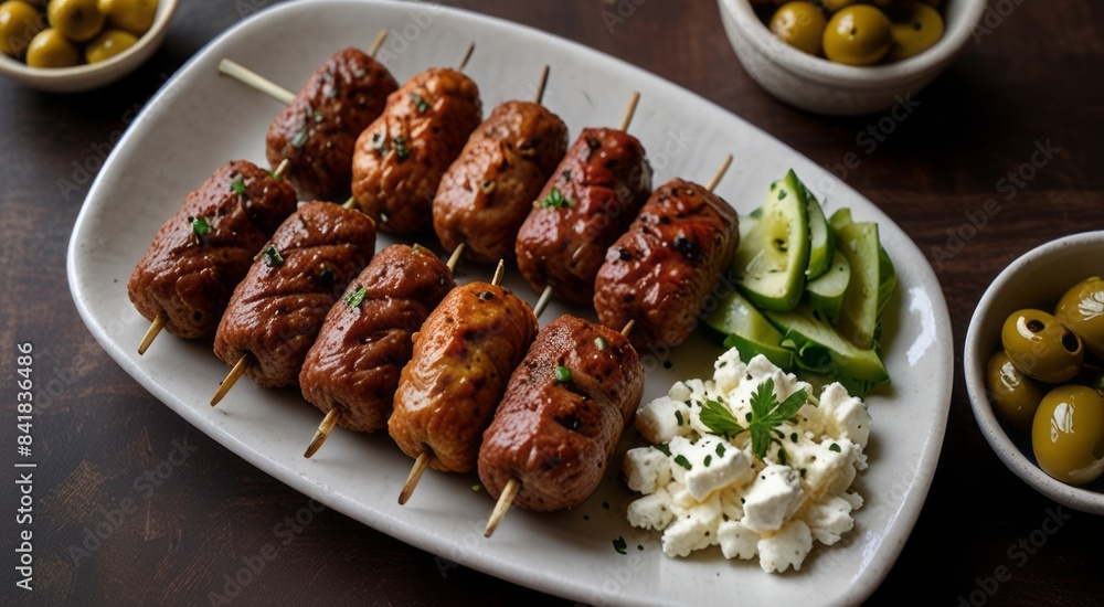 grilled meat with vegetables grilled meat with vegetables