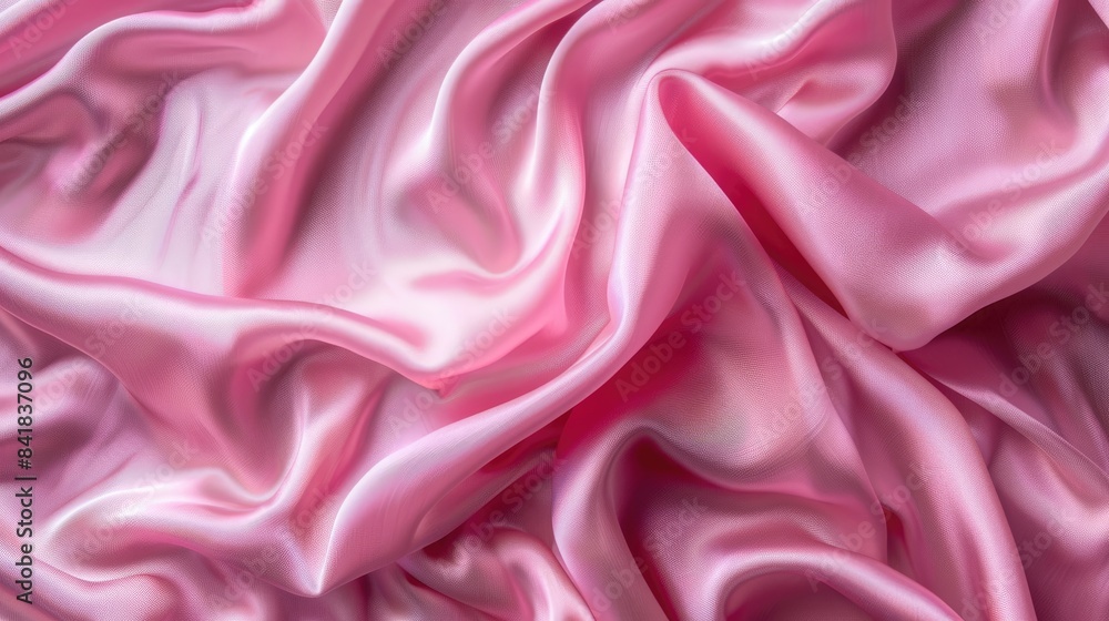 Top view of subtle pink silk texture Top view of subtle pink silk texture