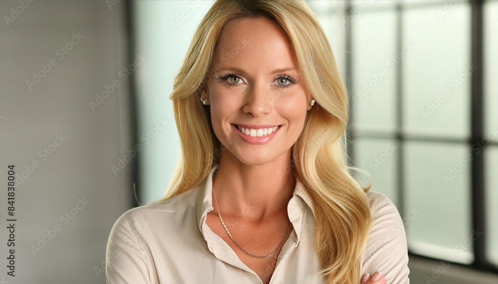 A successful 30 year old woman business blonde A successful 30 year old woman business blonde