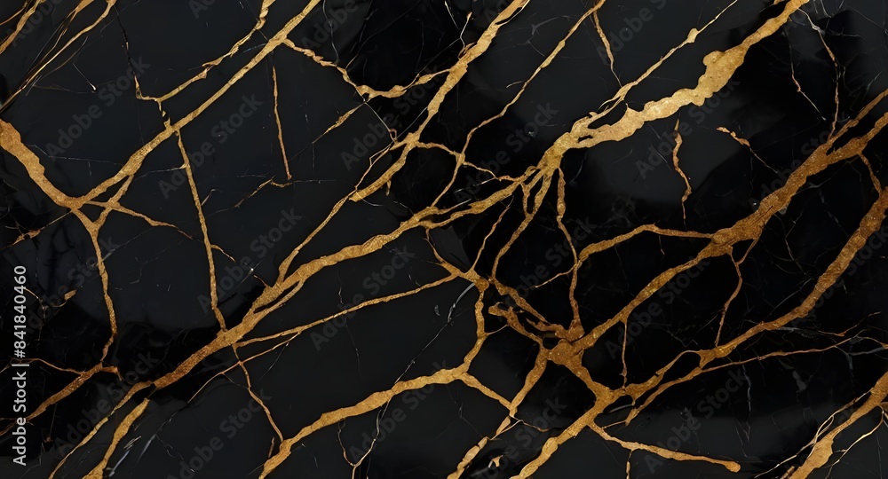 background from black, gold, and grey marble stone texture for design