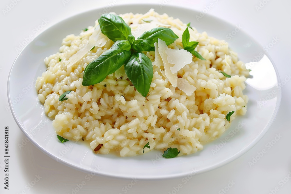Creamy and Flavorful Vegetarian Basic Risotto with Fresh Herbs and Cheese Creamy and Flavorful Vegetarian Basic Risotto with Fresh Herbs and Cheese