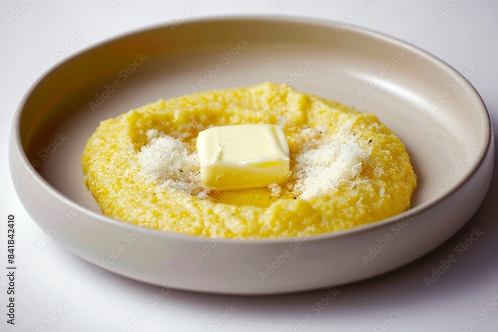 Classic Basic Polenta with Buttery and Creamy Texture Classic Basic Polenta with Buttery and Creamy Texture
