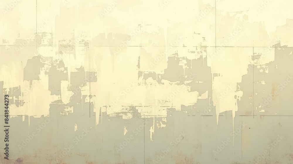 Wall Texture Creates Abstract Background with Weathered Paint, Blank Canvas, and Empty Space