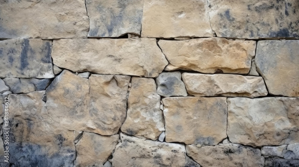 Obraz premium Stone Wall Texture Creates Rough, Uneven Surface with Abstract Background