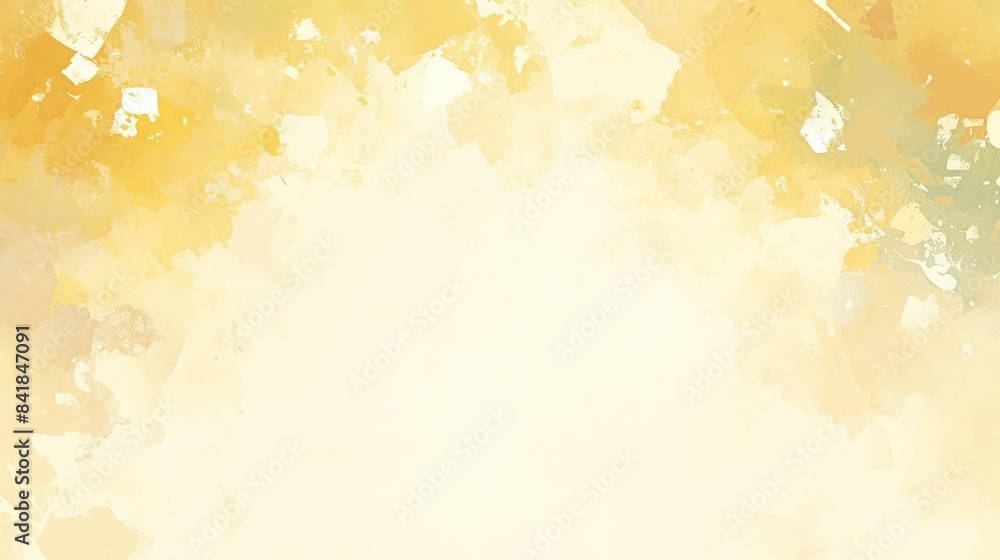 Abstract Yellow Texture Creates Background With Brush Strokes Abstract Yellow Texture Creates Background With Brush Strokes