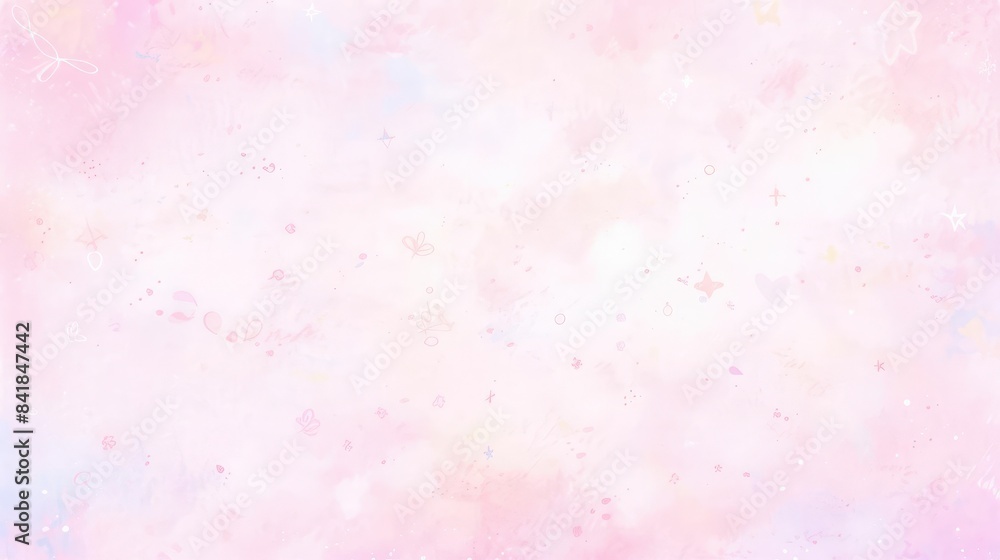 Pink Watercolor Background Creates Dreamy Abstract Atmosphere Beautifully Pink Watercolor Background Creates Dreamy Abstract Atmosphere Beautifully