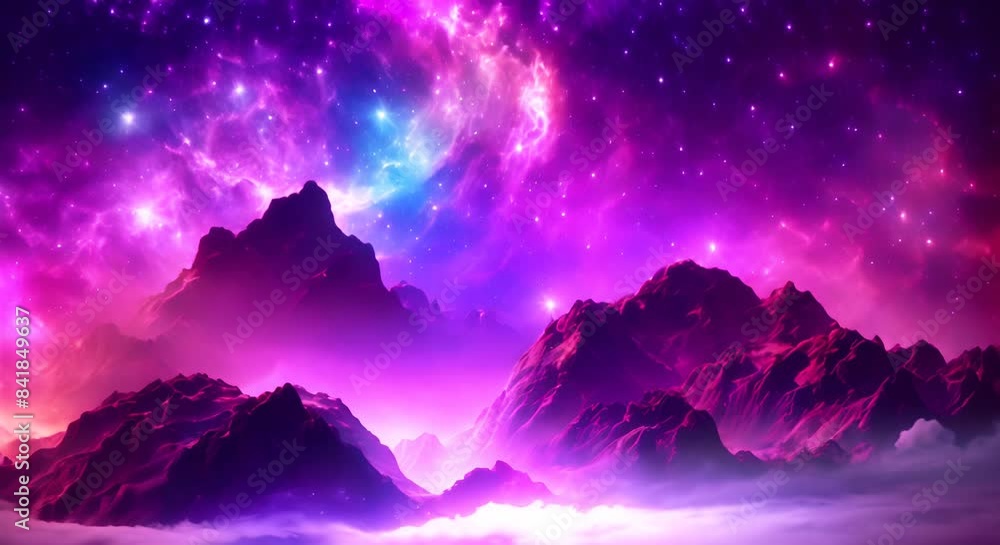 Colorful nebula galaxy space background abstract backkground ai generatice 4k Colorful nebula galaxy space background abstract backkground ai generatice 4k