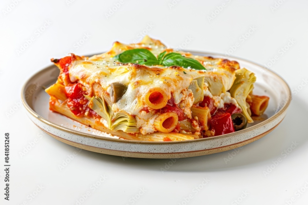 Baked Ziti with Ricotta, Artichokes, and Three Cheeses Baked Ziti with Ricotta, Artichokes, and Three Cheeses