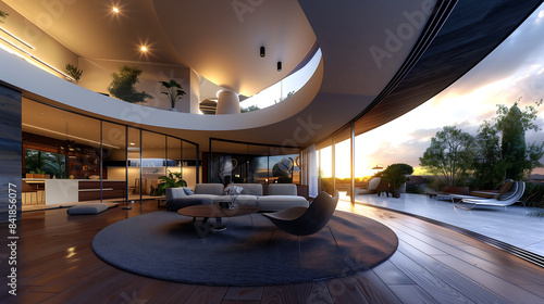 Modern, luxury home interior photo
