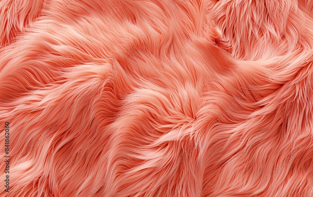 This background features a soft peach fur with a luxurious, fluffy texture in a closeup view This background features a soft peach fur with a luxurious, fluffy texture in a closeup view