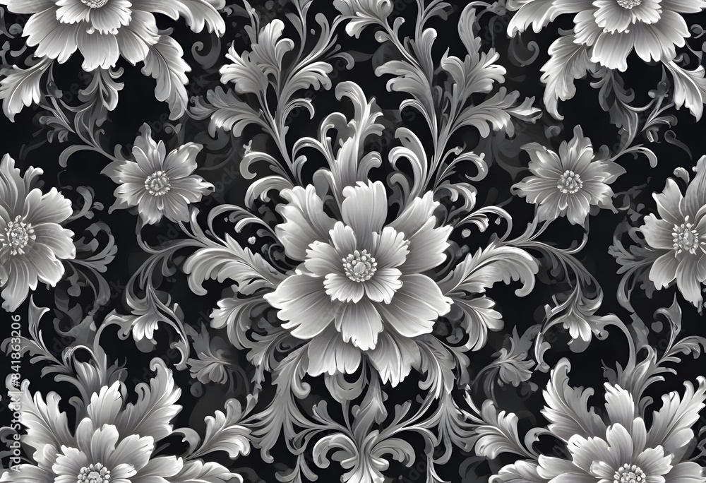 Modern vector flower seamless pattern element. Elegant texture for backgrounds. Classical luxury old-fashioned floral ornament, seamless texture for wallpapers, textiles, wrapping Modern vector flower seamless pattern element. Elegant texture for backgrounds. Classical luxury old-fashioned floral ornament, seamless texture for wallpapers, textiles, wrapping