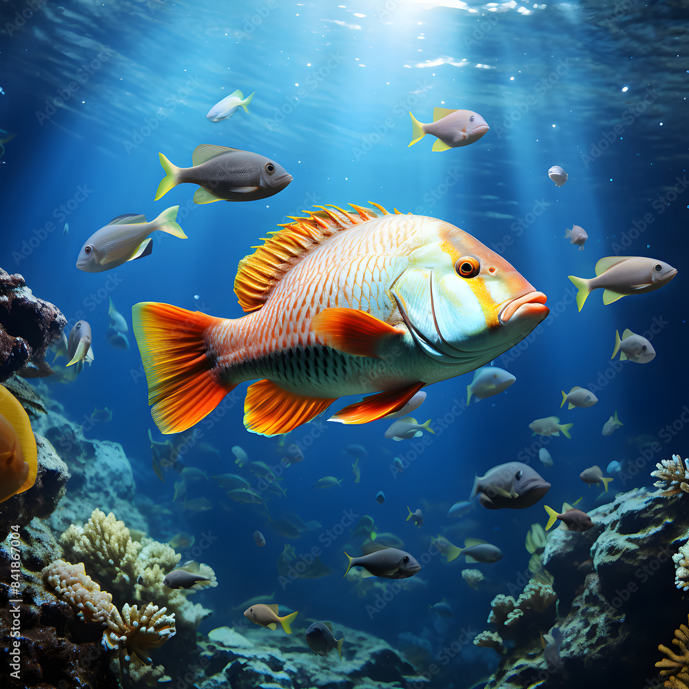 Fototapeta premium fish in the sea