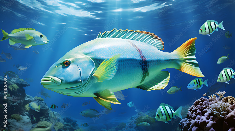 Fototapeta premium fish in the sea