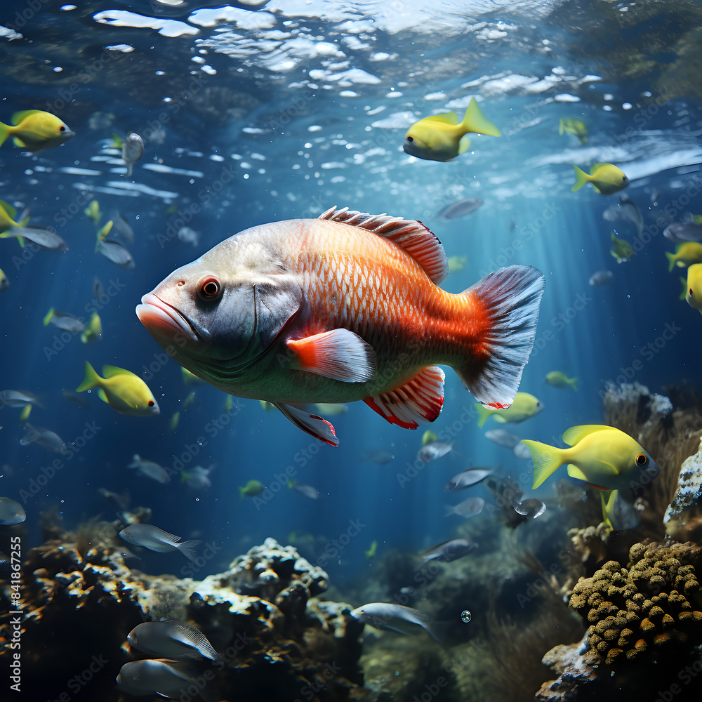 Fototapeta premium fish in the sea