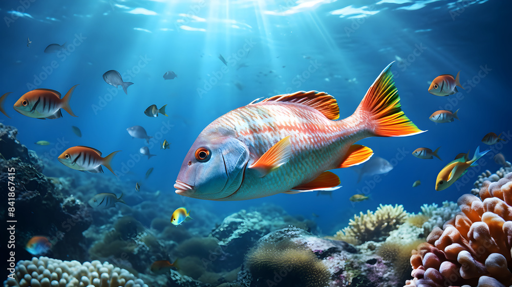 Fototapeta premium fish in the sea