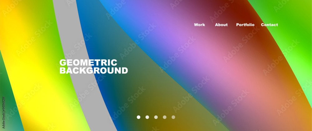 Web page design with geometric elements - circle and wave. Techno art concept. Vector Illustration For Wallpaper, Banner, Background, Card, Book Illustration, landing page Web page design with geometric elements - circle and wave. Techno art concept. Vector Illustration For Wallpaper, Banner, Background, Card, Book Illustration, landing page