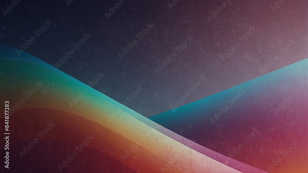 Obraz premium 3D Abstract Futuristic Various Shapes with Beautiful Gradation Colors Background