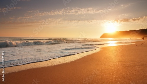 brilliant ocean beach sunrise