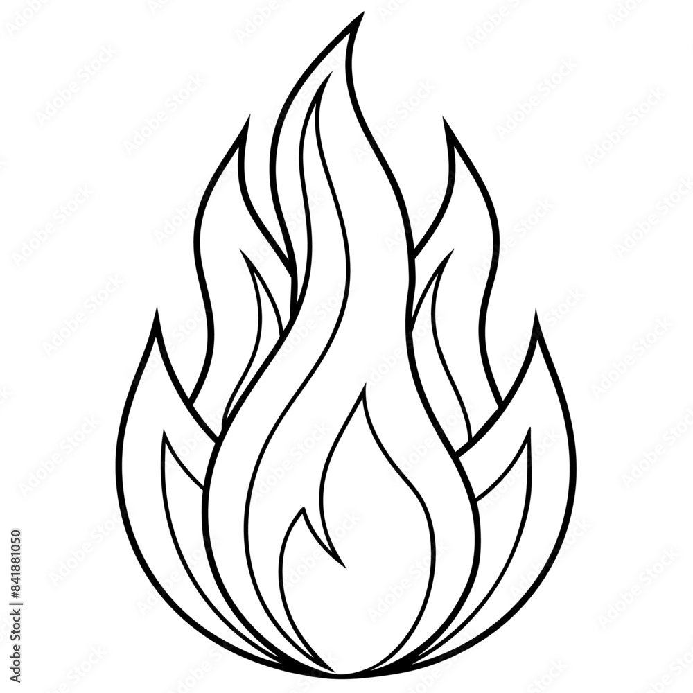 Fire cartoon vector clipart Illustration Fire cartoon vector clipart Illustration