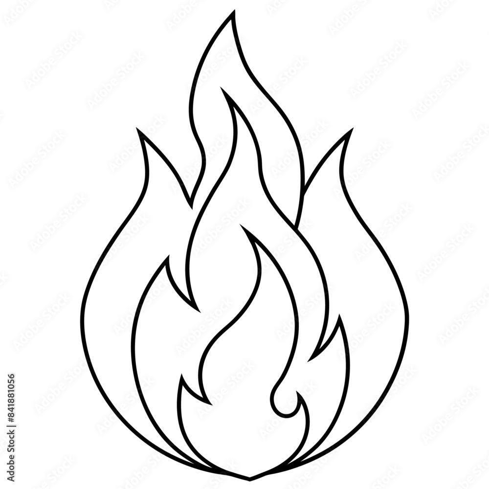 Fire cartoon vector clipart Illustration Fire cartoon vector clipart Illustration