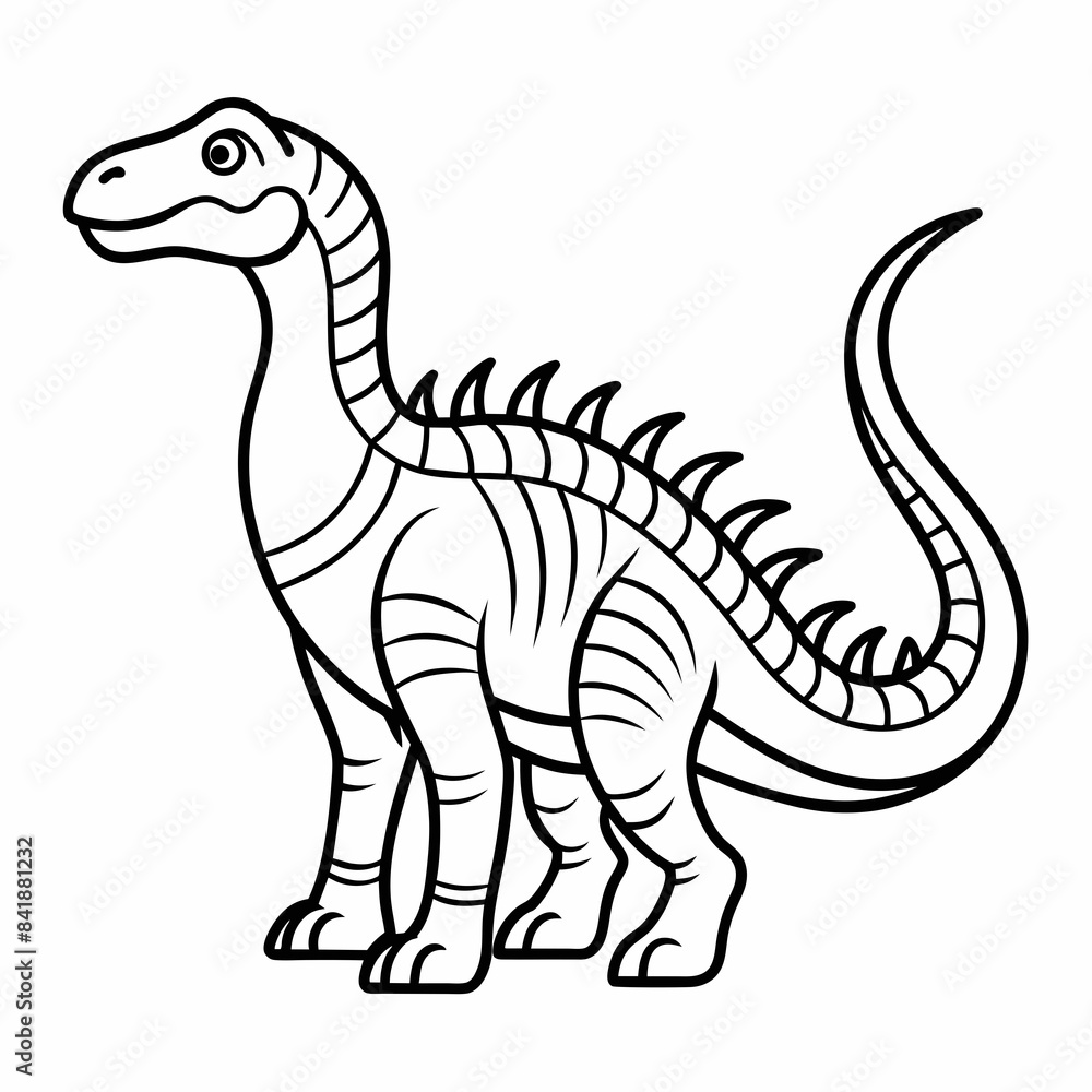 Fototapeta premium dinosaur vector illustration