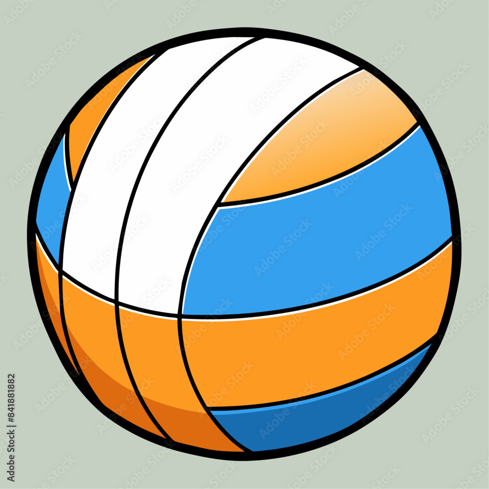 Volleyball cartoon vector clipart Illustration Volleyball cartoon vector clipart Illustration