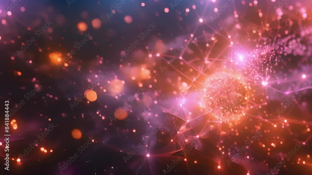 A complex network of pulsing quantum particles depicting the intricate algorithms utilized in quantum computing for data analysis. A complex network of pulsing quantum particles depicting the intricate algorithms utilized in quantum computing for data analysis.