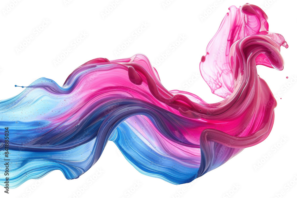 Abstract Colorful Swirl, Fluid wave of vibrant pink and blue, Dynamic Art on a transparent background. Abstract Colorful Swirl, Fluid wave of vibrant pink and blue, Dynamic Art on a transparent background.