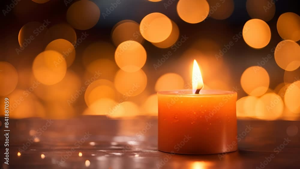 burning candle flame with a bokeh effect burning candle flame with a bokeh effect