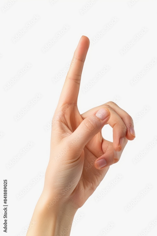 A person is making a sign using their fingers, no words spoken, hand gesture only A person is making a sign using their fingers, no words spoken, hand gesture only