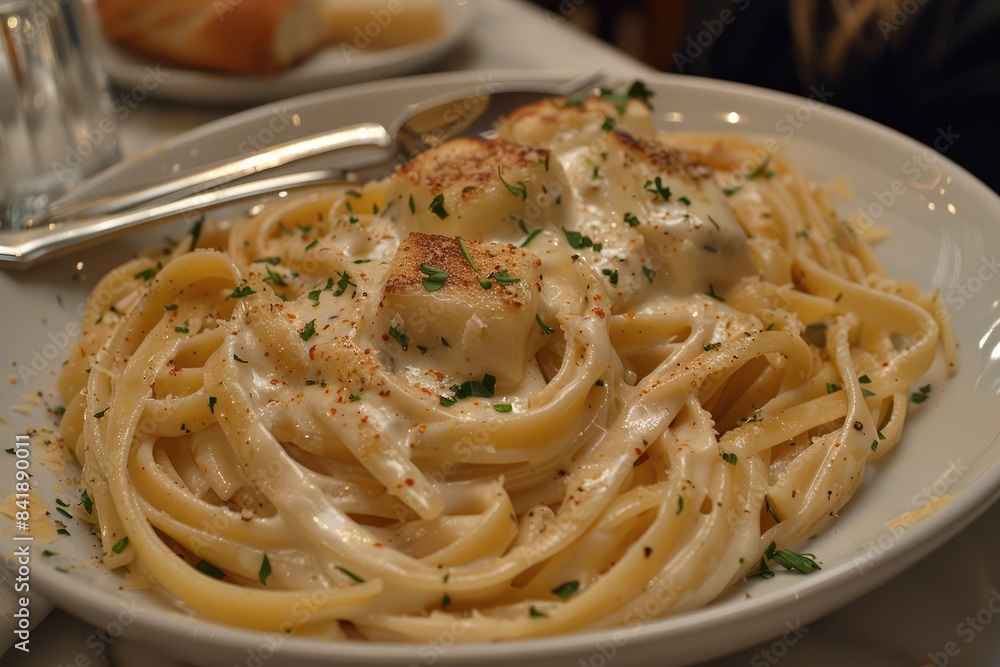 A plate of pasta food professional advertising food photography A plate of pasta food professional advertising food photography