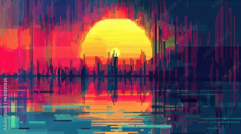 abstract pixel art background abstract pixel art background