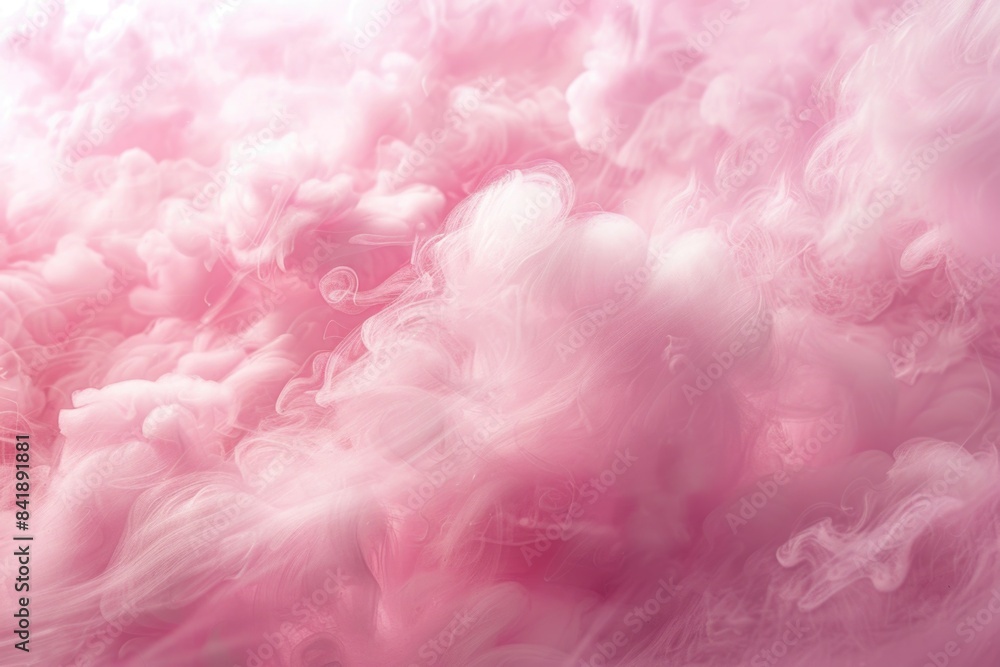 A close-up view of a pink cloud of smoke, ideal for use in images about smoking, clouds, or atmospheric effects