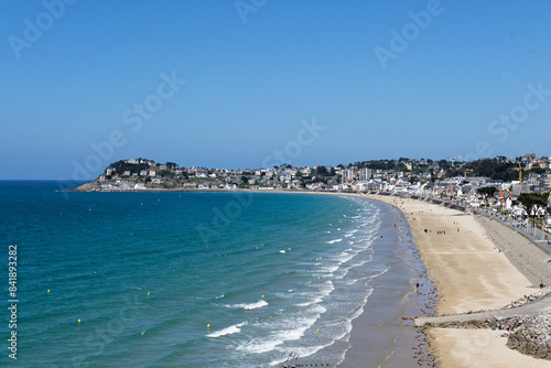 plage de pleneuf val andre - côte d'armor photo