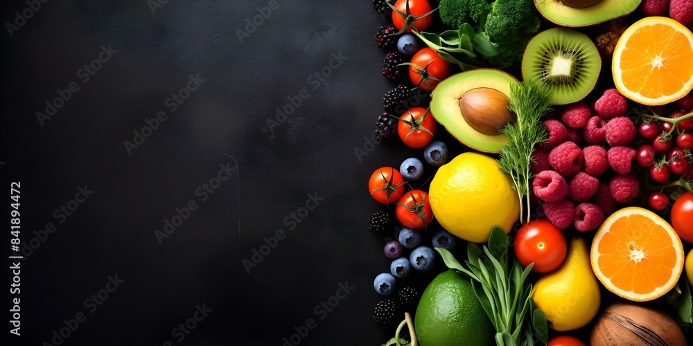 custom made wallpaper toronto digitalFlat lay composition of colorful fruits and vegetables for keto diet. Concept Flat Lay Photography, Colorful Foods, Keto Diet, Healthy Eating, Food Composition