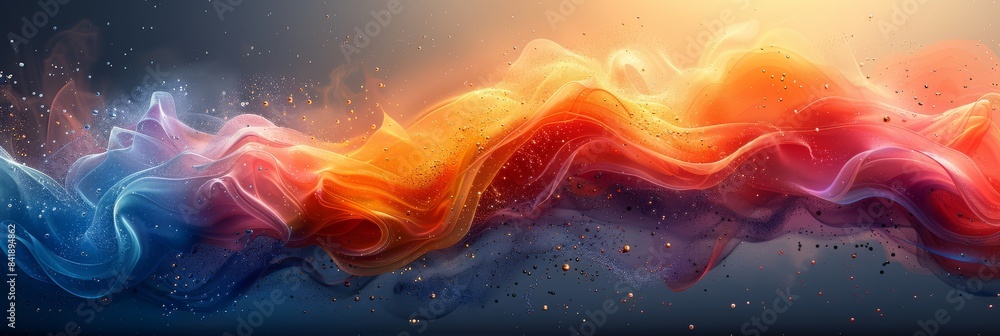 An impressive display of colorful smoke with abstract patterns, creating a vibrant backdrop. The dynamic and imaginative mix of colors forms a visually stunning and artistic presentation An impressive display of colorful smoke with abstract patterns, creating a vibrant backdrop. The dynamic and imaginative mix of colors forms a visually stunning and artistic presentation