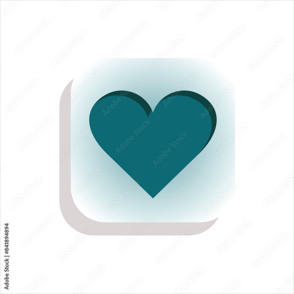 3d healthy icon heart image with shadow. modern design style. Suitable for use in medicine, UI, web, etc. vector template design 3d healthy icon heart image with shadow. modern design style. Suitable for use in medicine, UI, web, etc. vector template design