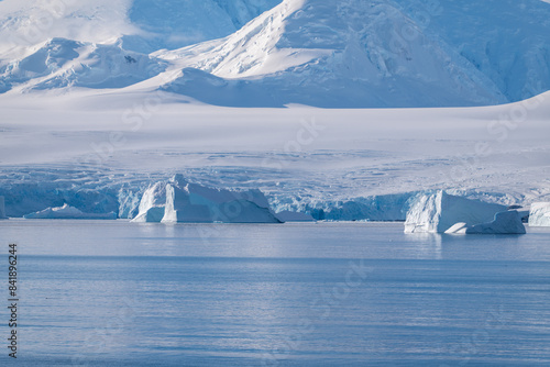 Wallpaper Mural Antarctica landscape. Iceberg, glacier, snow Torontodigital.ca