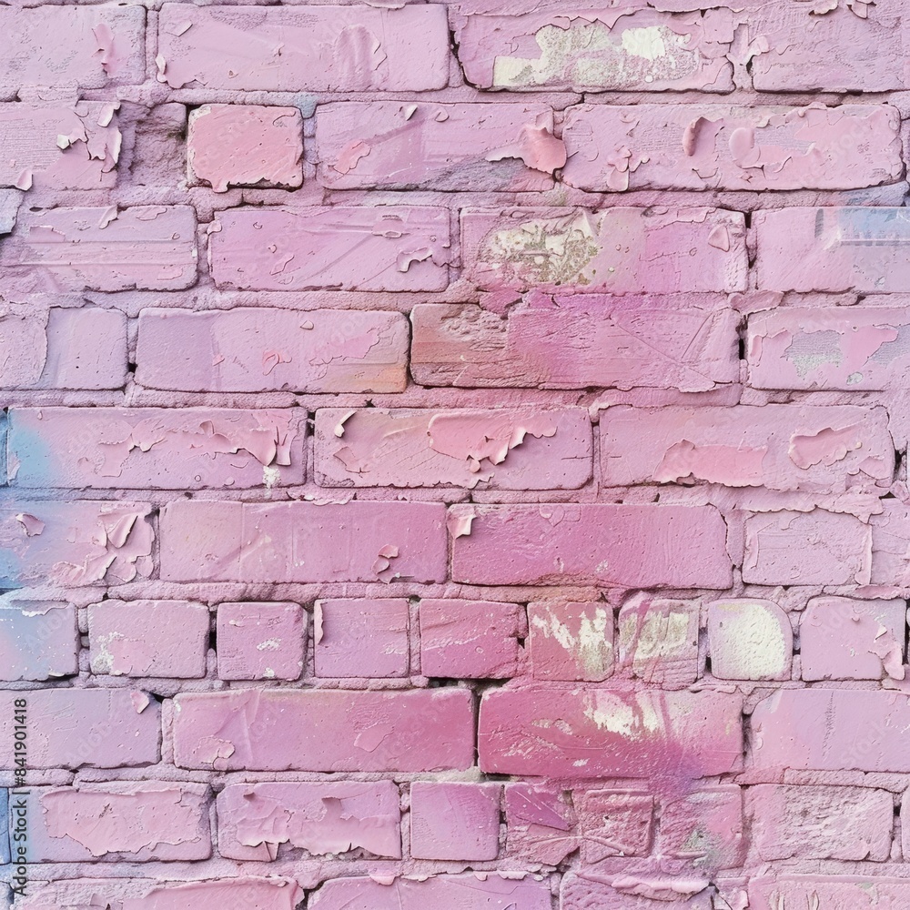 Pastel pink brick wall textured background Pastel pink brick wall textured background