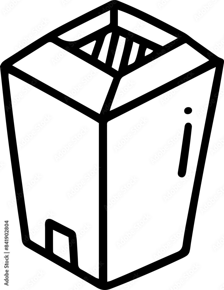 rubbish bin trashcan garbage trash doodle hand drawing outline rubbish bin trashcan garbage trash doodle hand drawing outline