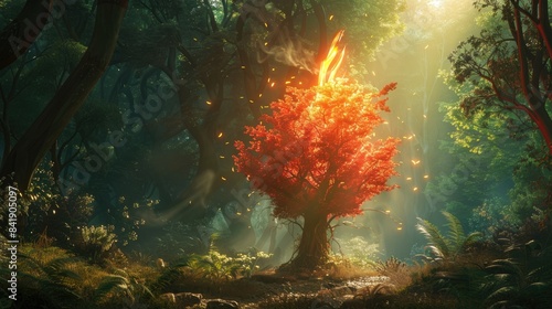 Flame of the Forest A Symbol of Fresh Beginnings and Affection photo