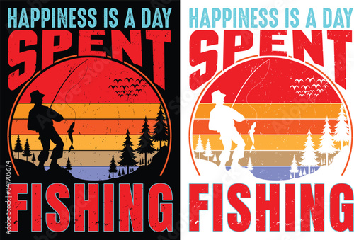 Fishing t-shirt design